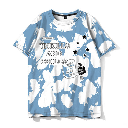 Harajuku print T-shirt