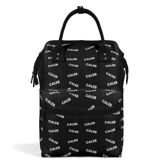 Caleb monogram Infinite duckbill backpack