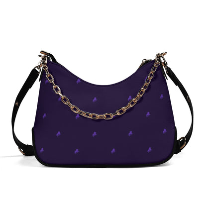 Luxe violet monogram streetchic