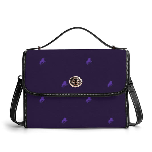 The-Sweetheart Monogram Violet Bag