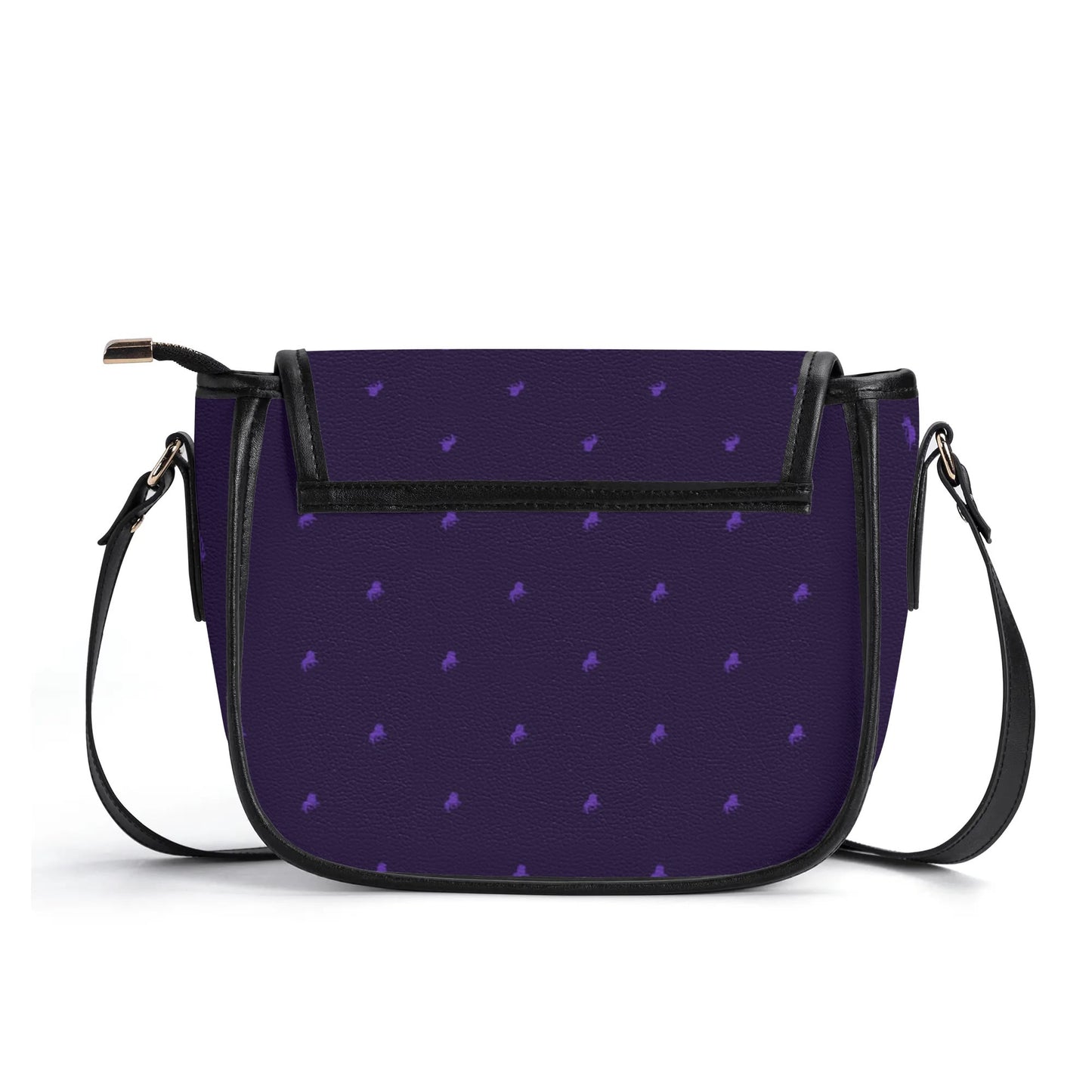 Luxe Violet Monogram High-Princess Saddler