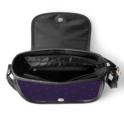 Luxe Violet Monogram High-Princess Saddler