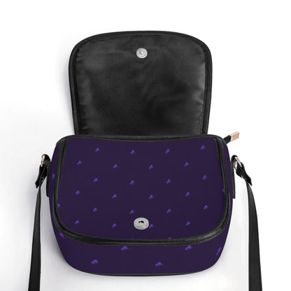 Luxe Violet Monogram High-Princess Saddler