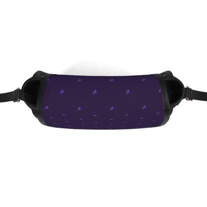 Luxe Violet Monogram High-Princess Saddler