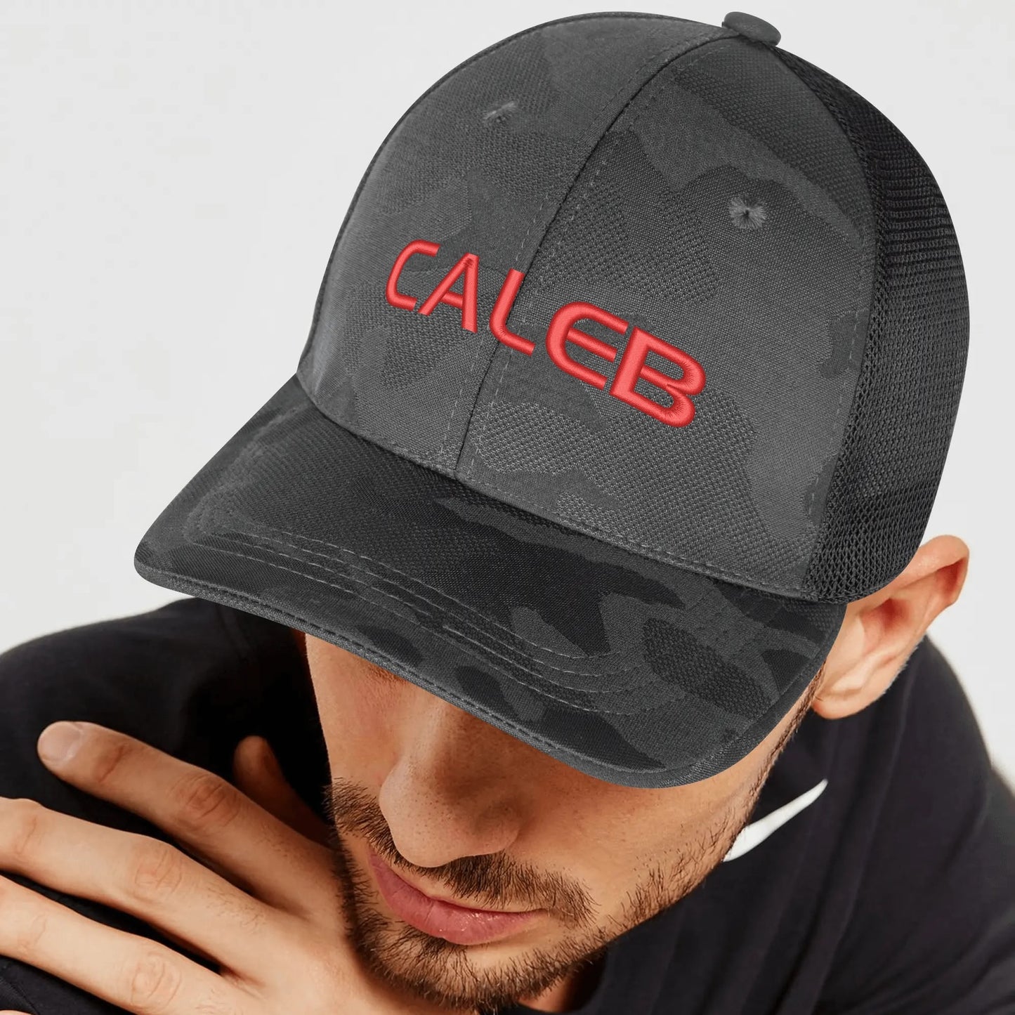 Caleb Mesh Camo Trucker Hat