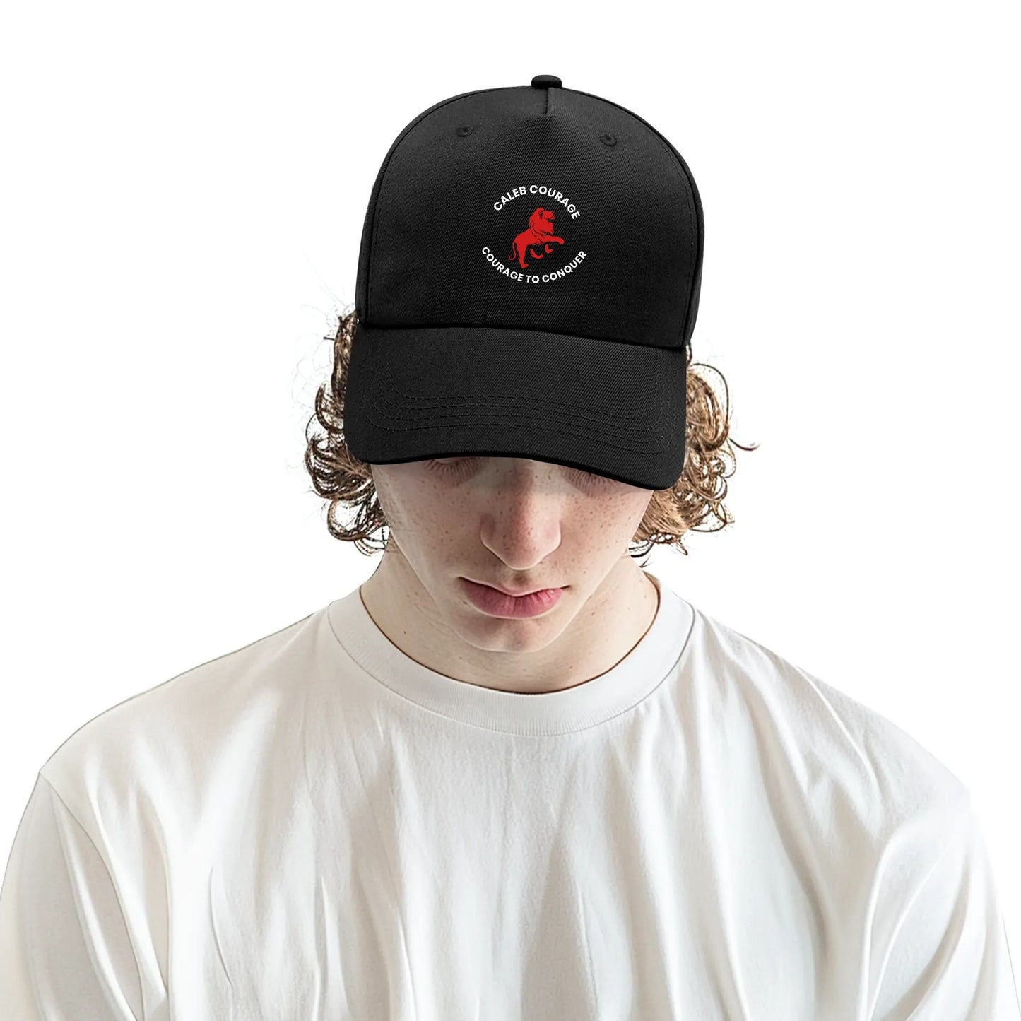 Caleb slogan baseball cap