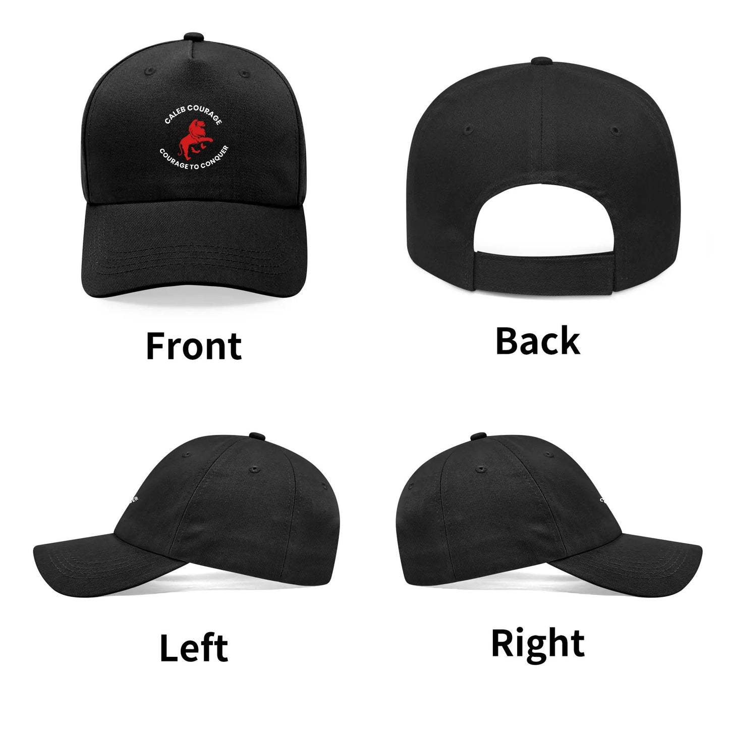 Caleb slogan baseball cap