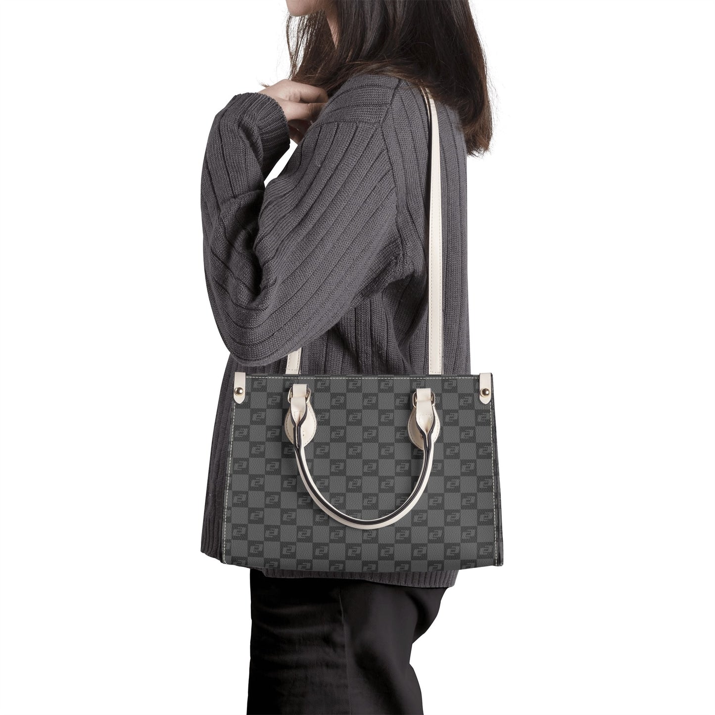 CC dark classy chic handbag