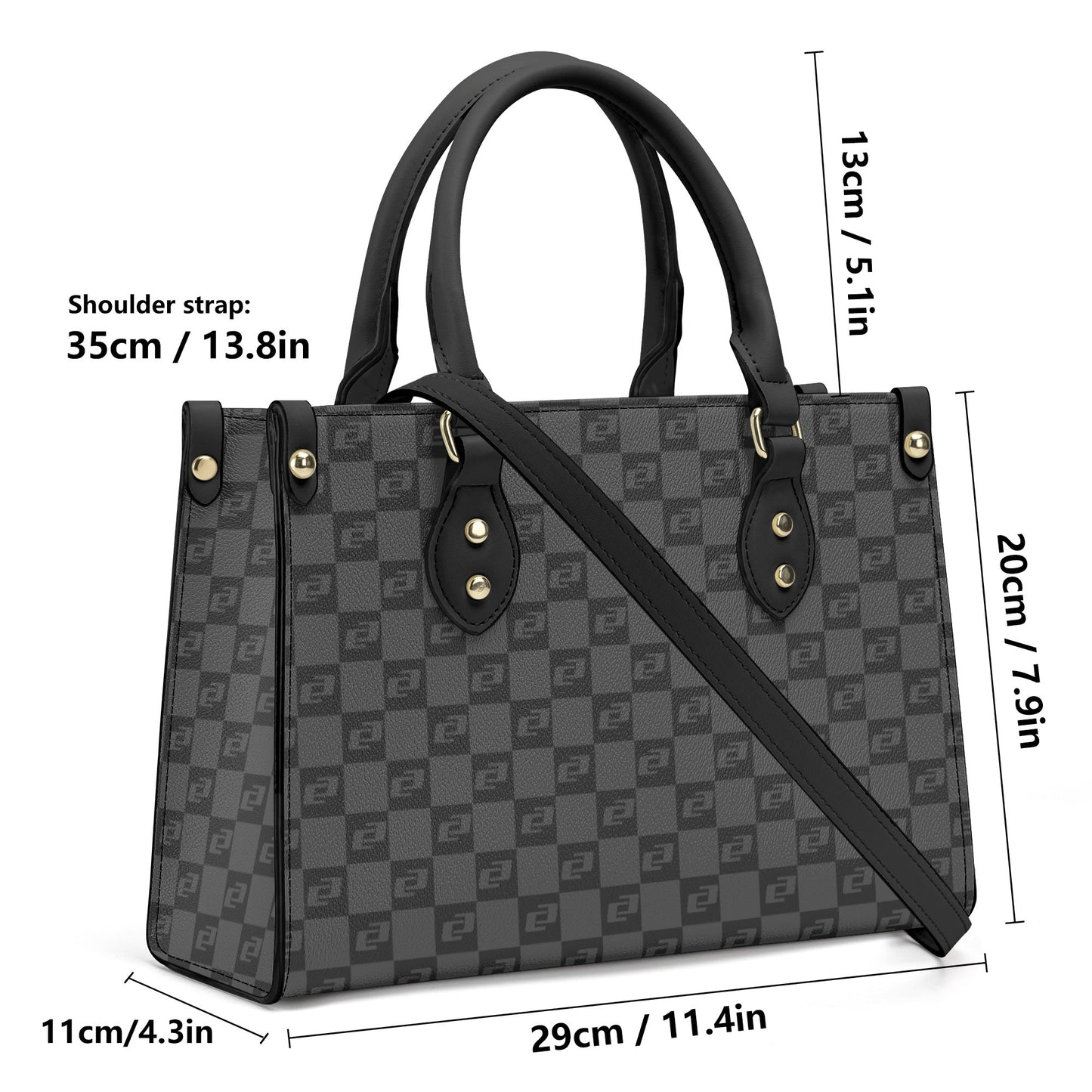 CC dark classy chic handbag