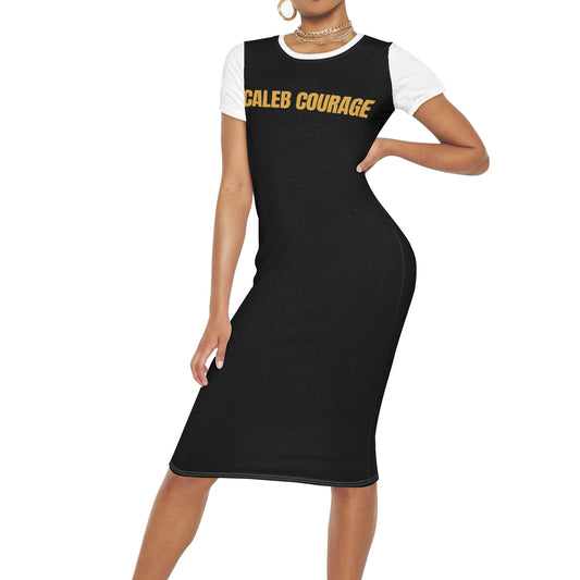 Caleb courage Womens casual black Dresses