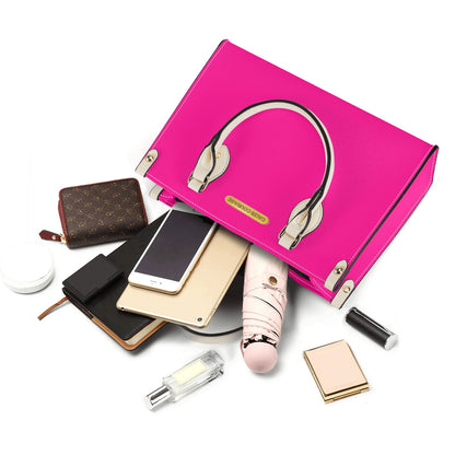 Highlighted pink classy chic handbags