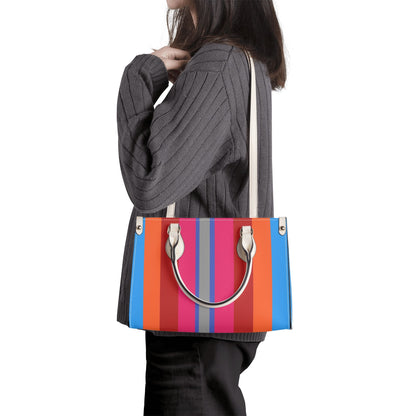 Color stripe classy chic handbags