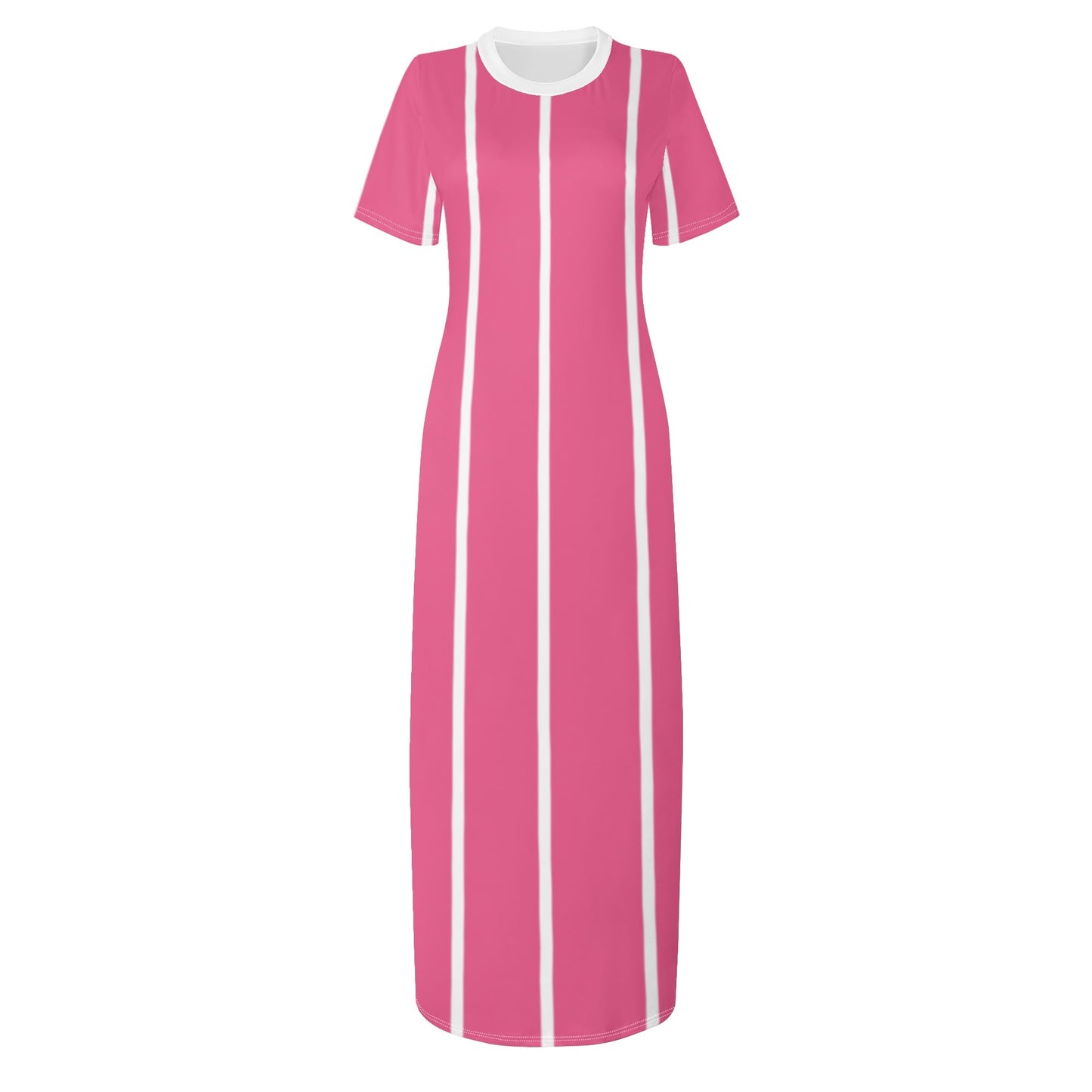 Womens pink white casual Dresses