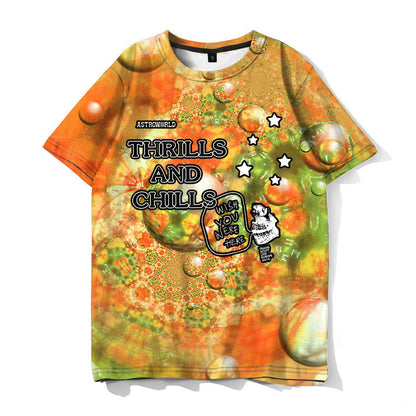 Harajuku print T-shirt