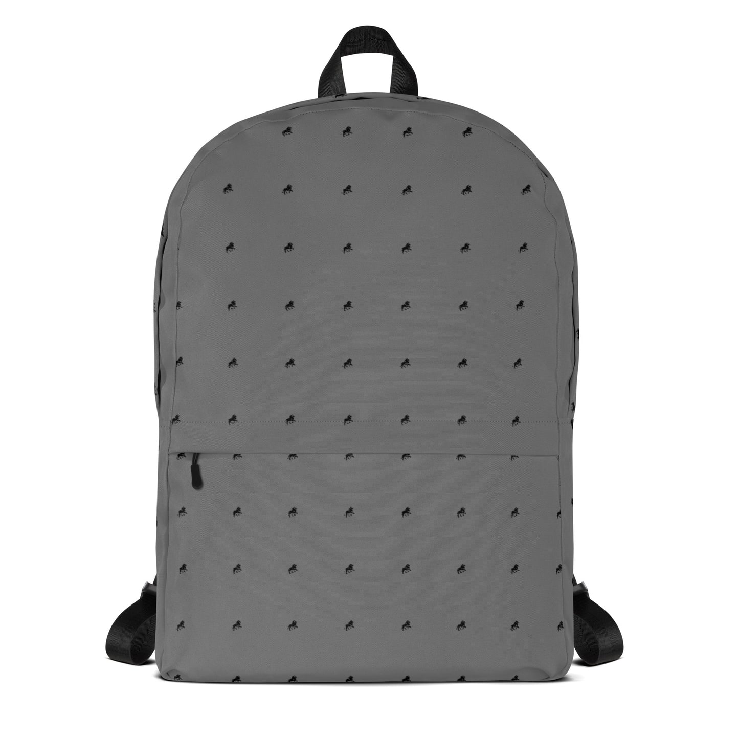 Grey monogram logo fuller backpack