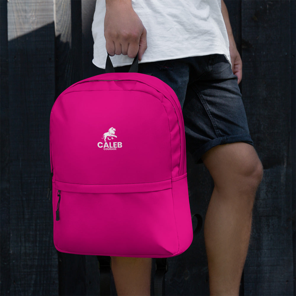 Caleb RF Backpack bright pink