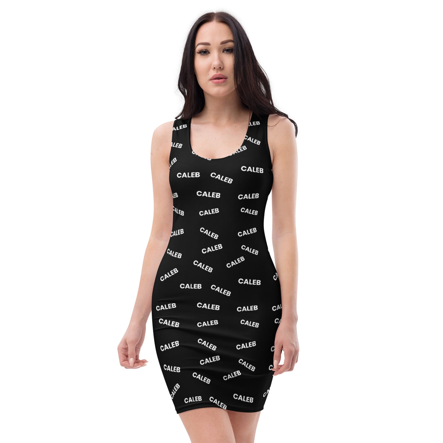 Caleb infinite pattern Bodycon dress