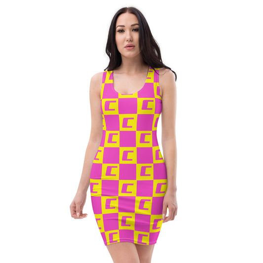 Caleb chessstyle women Bodycon dress