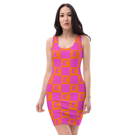 Caleb chessstyle women Bodycon dress