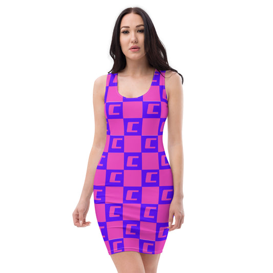 Caleb chessstyle women's Bodycon dress