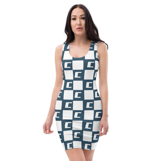 Caleb chessstyle women Bodycon dress