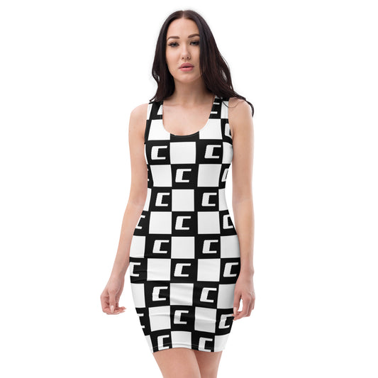 Caleb chessstyle women Bodycon dress