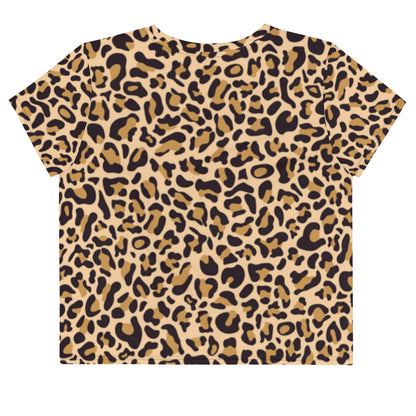 Cheetah print Crop Tee