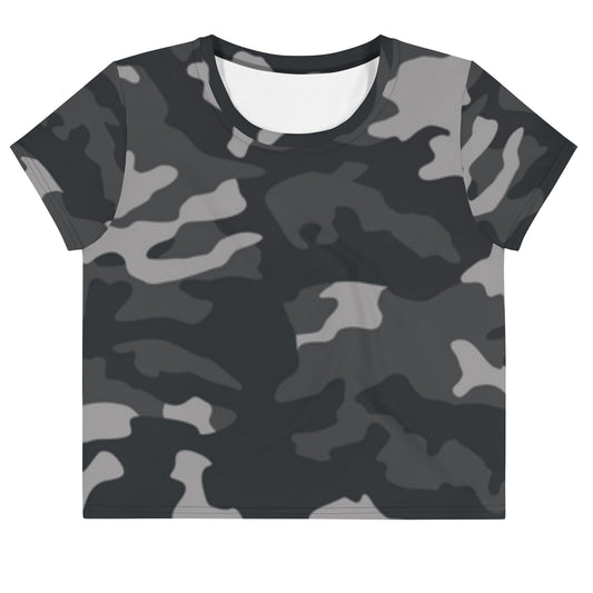 Dark camo Crop Tee