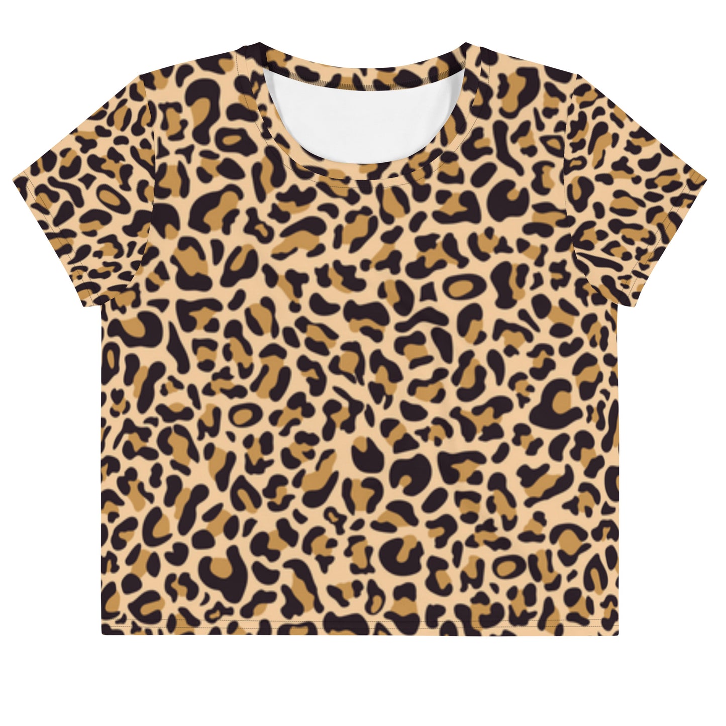 Cheetah print Crop Tee