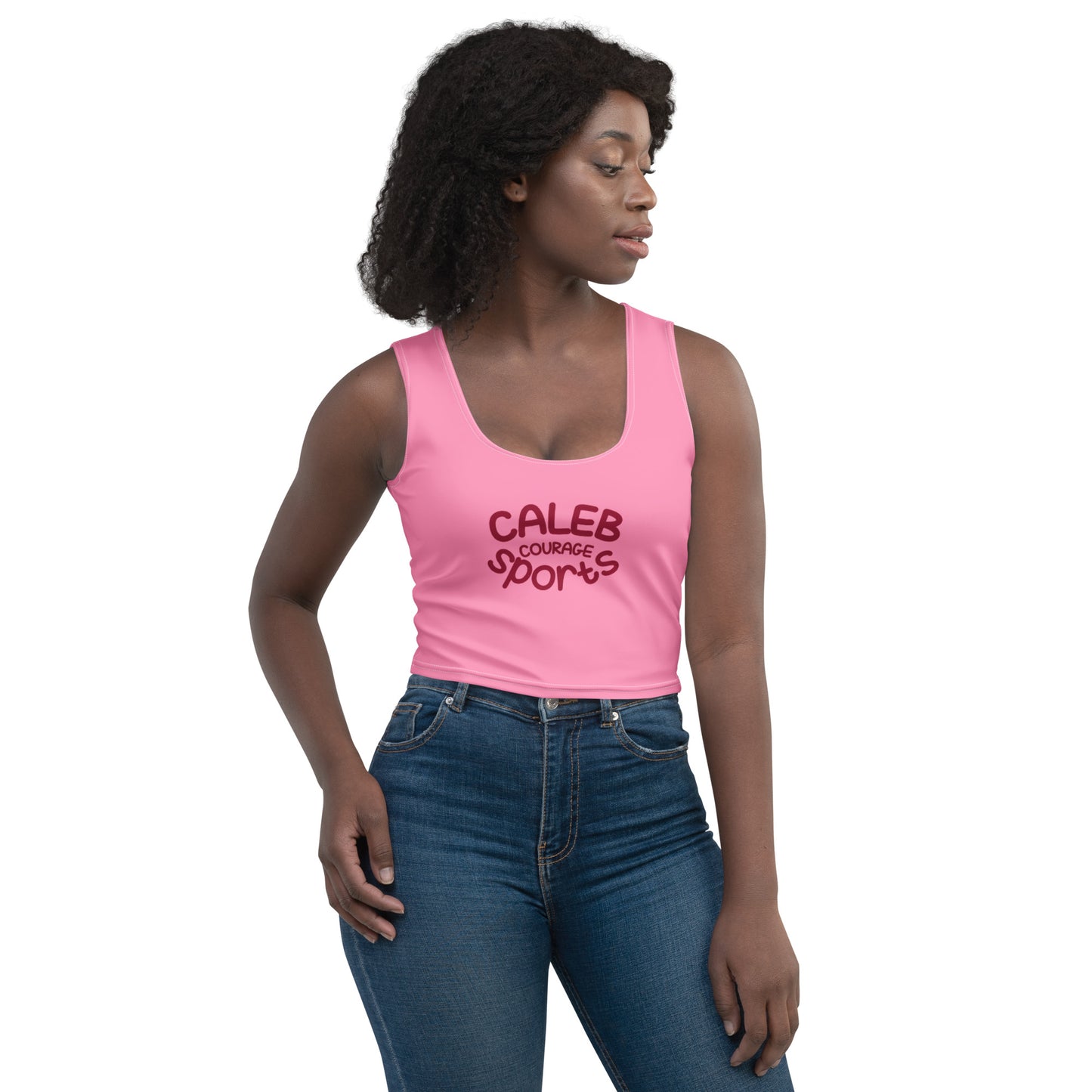 Caleb women's sports Crop Top