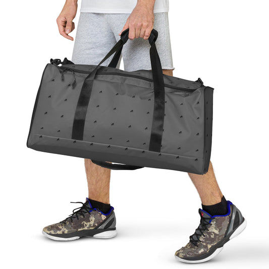 Grey monogram spacio duffle