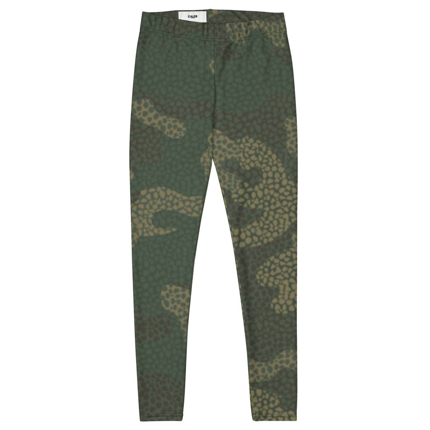 Green camo print Leggings