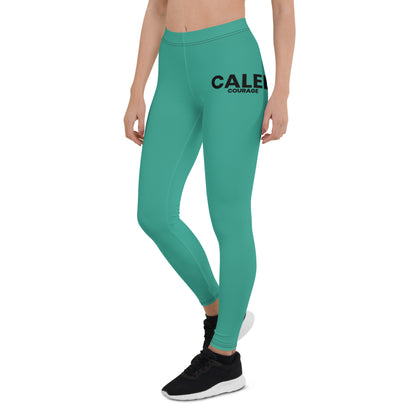 Caleb courage women's Legging teal