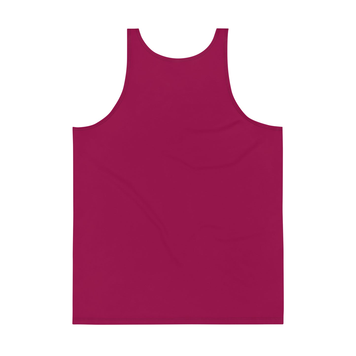 Caleb Unisex Tank Top burgundy