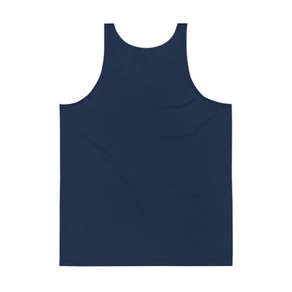 Caleb Unisex Tank Top navy blue