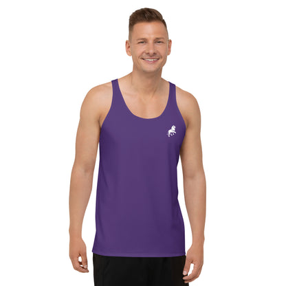 Caleb Unisex Tank Top purple