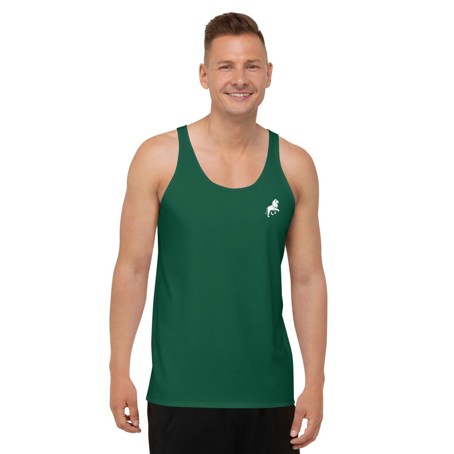 Caleb Unisex Tank Top green