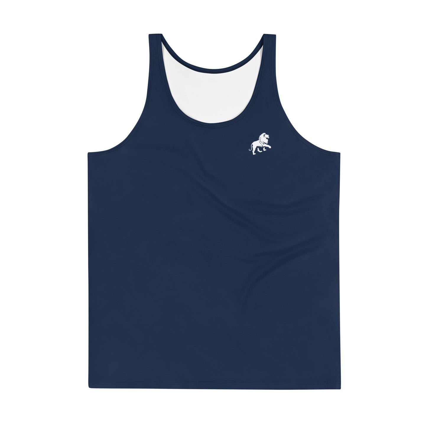 Caleb Unisex Tank Top navy blue