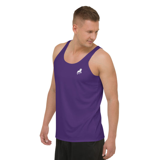 Caleb Unisex Tank Top purple