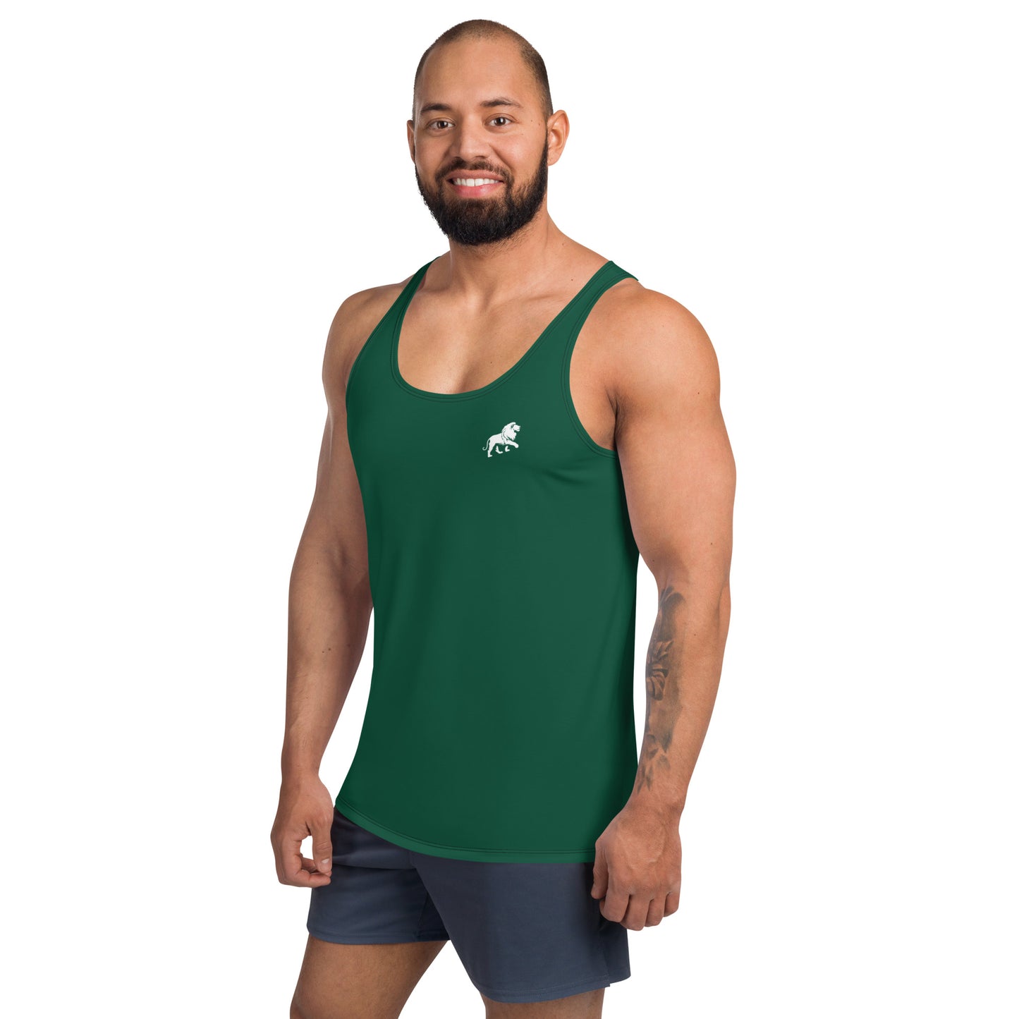 Caleb Unisex Tank Top green