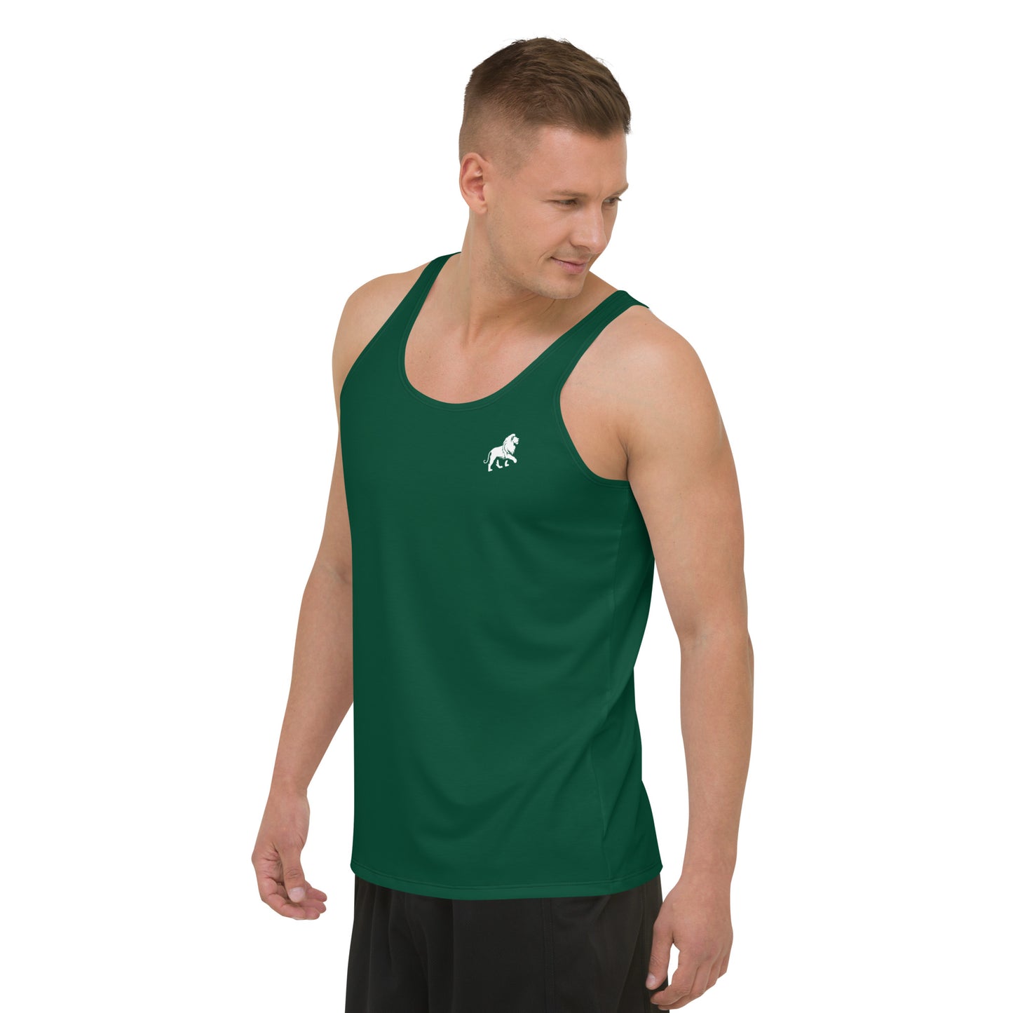 Caleb Unisex Tank Top green