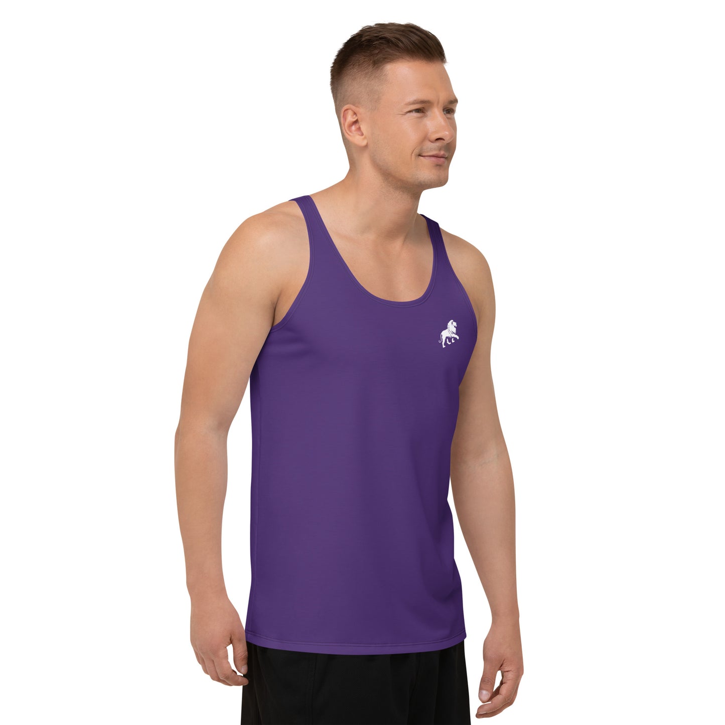 Caleb Unisex Tank Top purple