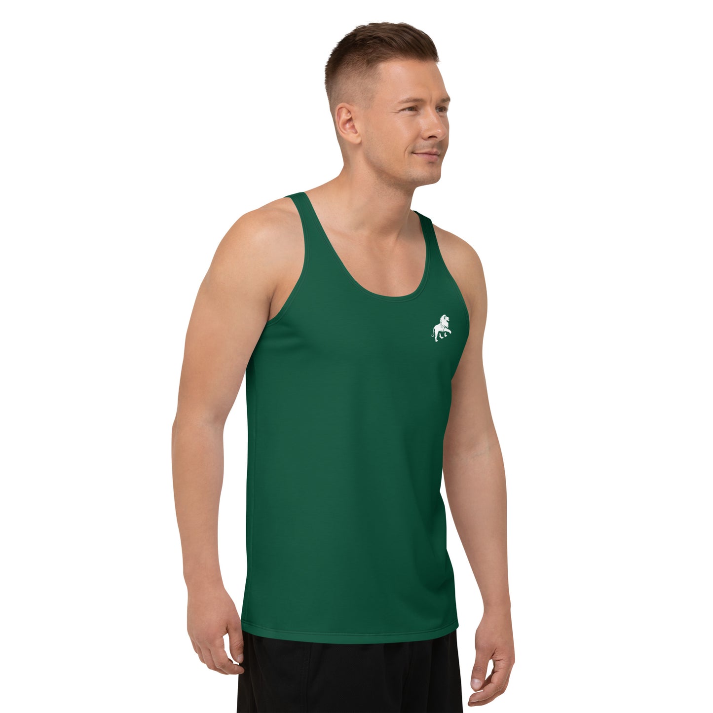 Caleb Unisex Tank Top green