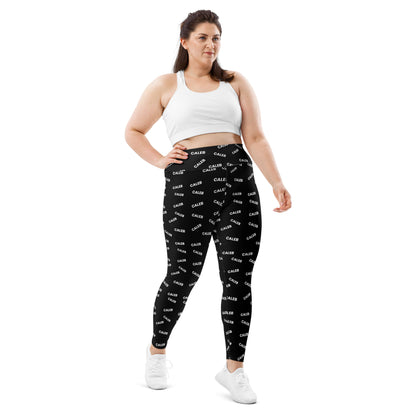 Caleb infinite women's Plus Size Legging black