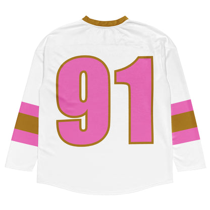 Caleb sweetheart bowl hockey fan jersey