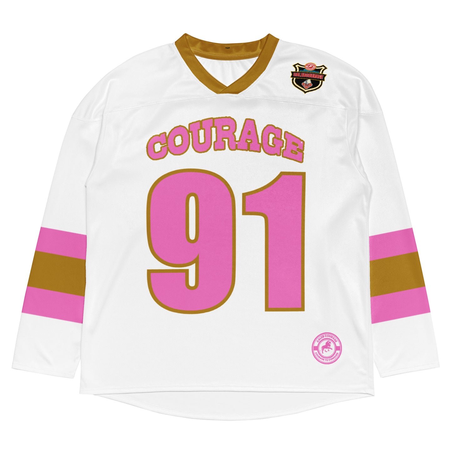 Caleb sweetheart bowl hockey fan jersey