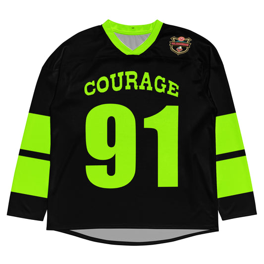 Caleb highlighter bowl hockey fan jersey