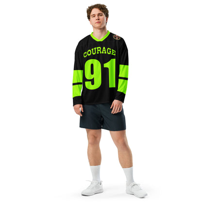 Caleb highlighter bowl hockey fan jersey