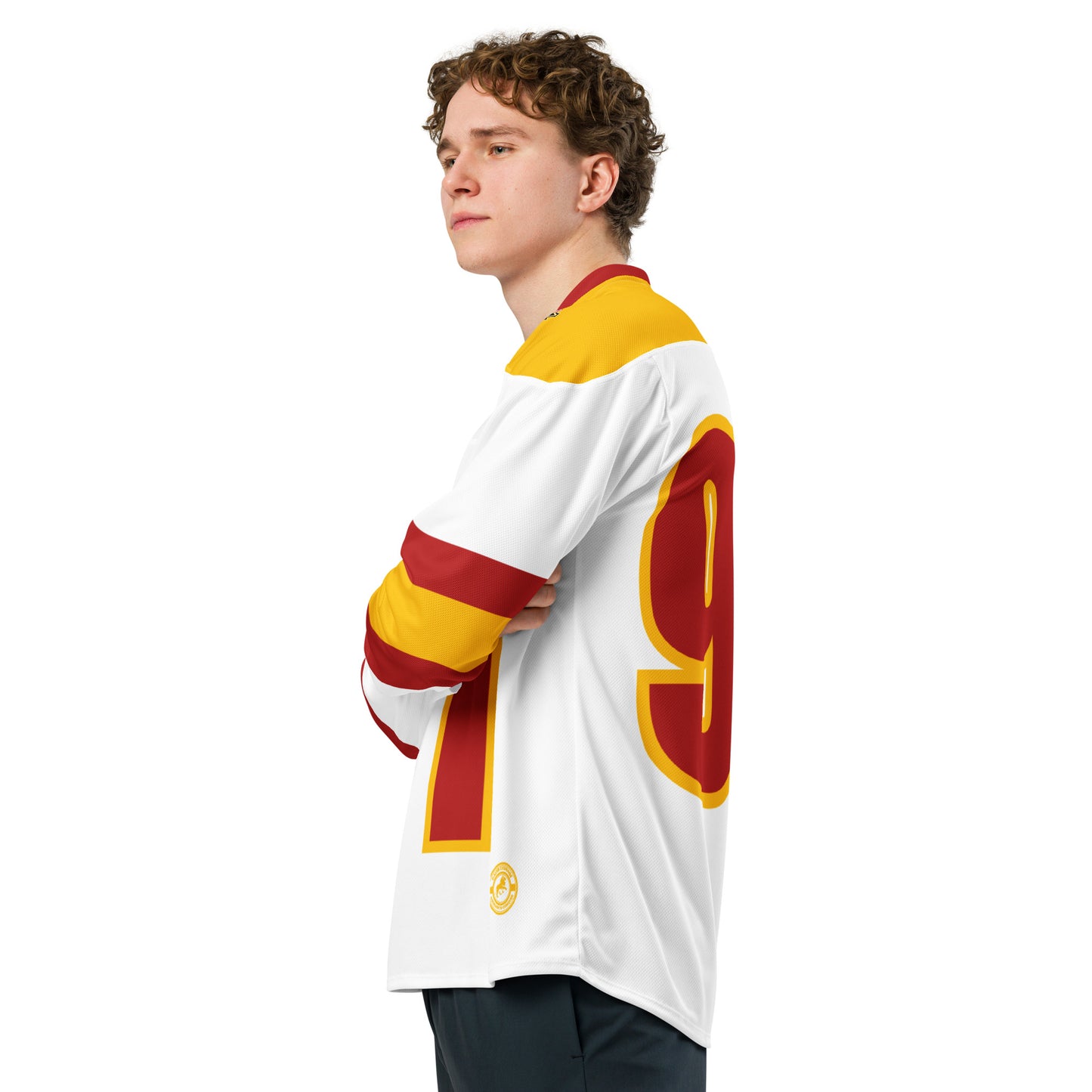 Caleb goldred bowl hockey fan jersey