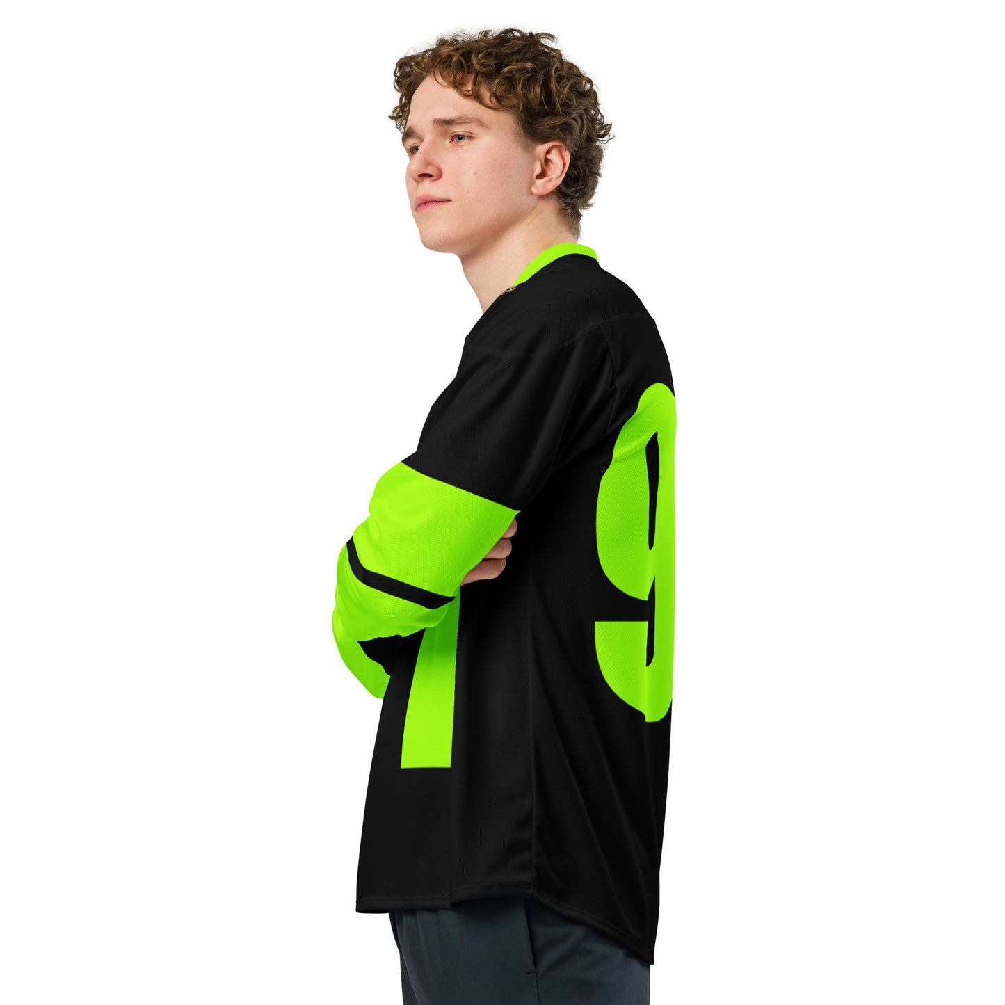 Caleb highlighter bowl hockey fan jersey